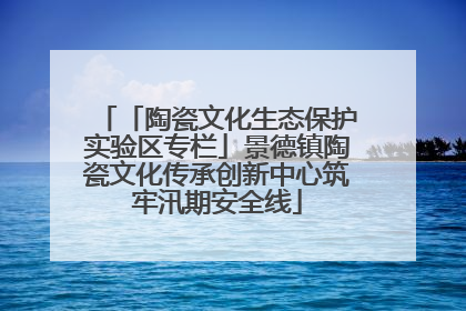 「陶瓷文化生态保护实验区专栏」景德镇陶瓷文化传承创新中心筑牢汛期安全线