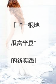 “一根地瓜富半县”的新实践