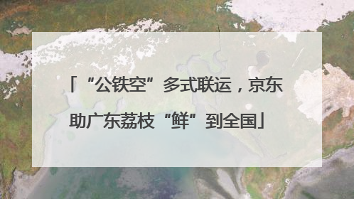 “公铁空”多式联运，京东助广东荔枝“鲜”到全国