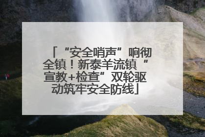 “安全哨声”响彻全镇！新泰羊流镇“宣教+检查”双轮驱动筑牢安全防线