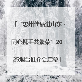 “忠州佳品进山东・同心携手共繁荣”2025烟台推介会启幕