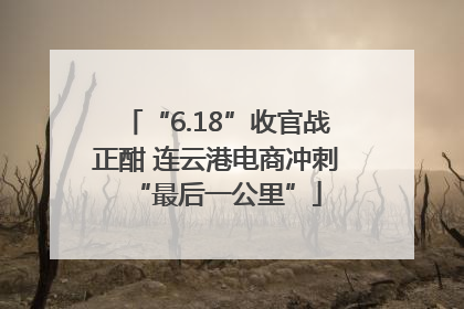“6.18”收官战正酣 连云港电商冲刺“最后一公里”