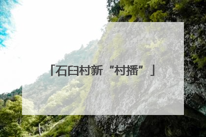 石臼村新“村播”