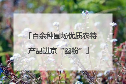 百余种围场优质农特产品进京“圈粉”