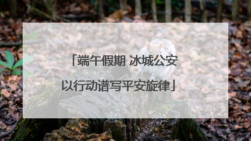 端午假期 冰城公安以行动谱写平安旋律