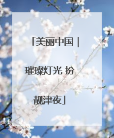美丽中国｜璀璨灯光 扮靓津夜