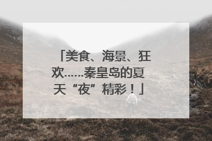 美食、海景、狂欢……秦皇岛的夏天“夜”精彩！