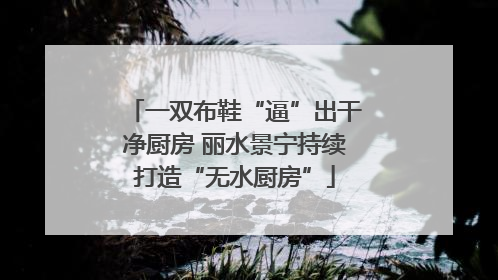 一双布鞋“逼”出干净厨房 丽水景宁持续打造“无水厨房”