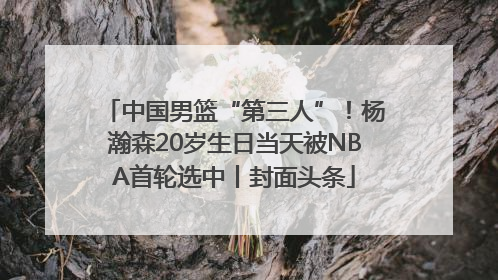 中国男篮“第三人”！杨瀚森20岁生日当天被NBA首轮选中丨封面头条
