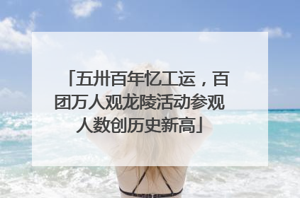 五卅百年忆工运，百团万人观龙陵活动参观人数创历史新高