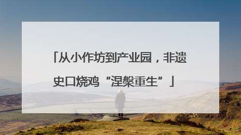 从小作坊到产业园，非遗史口烧鸡“涅槃重生”