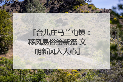 台儿庄马兰屯镇：移风易俗绘新篇 文明新风入人心