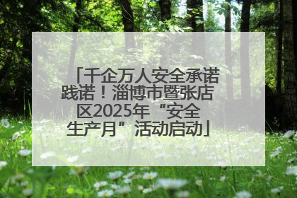 千企万人安全承诺践诺！淄博市暨张店区2025年“安全生产月”活动启动