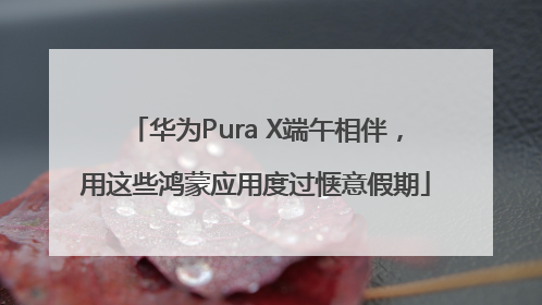 华为Pura X端午相伴，用这些鸿蒙应用度过惬意假期