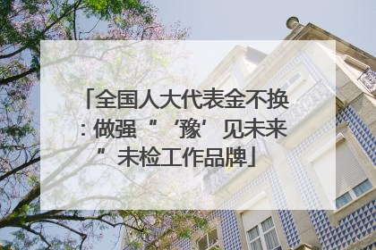 全国人大代表金不换：做强“‘豫’见未来”未检工作品牌