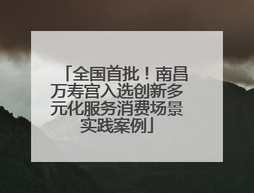 全国首批！南昌万寿宫入选创新多元化服务消费场景实践案例