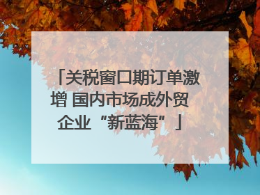 关税窗口期订单激增 国内市场成外贸企业“新蓝海”
