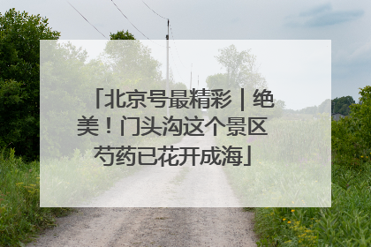 北京号最精彩｜绝美！门头沟这个景区芍药已花开成海