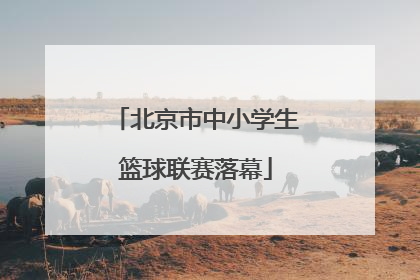 北京市中小学生篮球联赛落幕