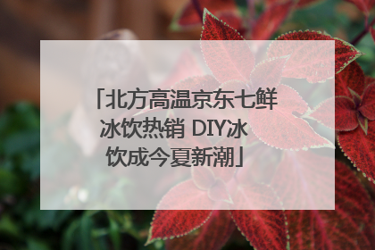 北方高温京东七鲜冰饮热销 DIY冰饮成今夏新潮