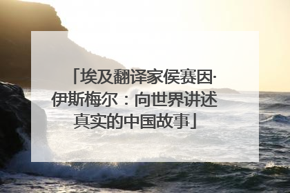 埃及翻译家侯赛因·伊斯梅尔：向世界讲述真实的中国故事