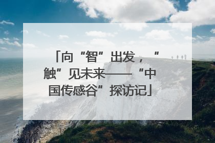 向“智”出发，“触”见未来——“中国传感谷”探访记