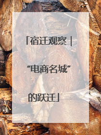 宿迁观察｜“电商名城”的跃迁