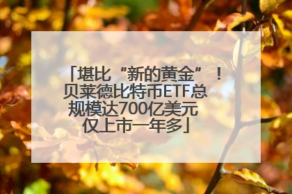 堪比“新的黄金”！贝莱德比特币ETF总规模达700亿美元 仅上市一年多