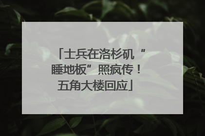 士兵在洛杉矶“睡地板”照疯传！五角大楼回应