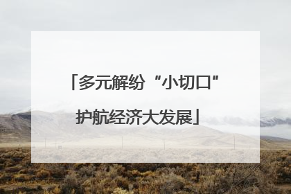 多元解纷“小切口” 护航经济大发展