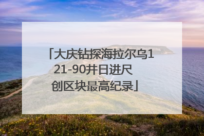 大庆钻探海拉尔乌121-90井日进尺 创区块最高纪录