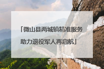 微山县两城镇精准服务助力退役军人再启航