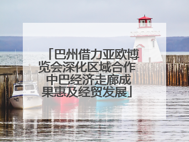 巴州借力亚欧博览会深化区域合作 中巴经济走廊成果惠及经贸发展