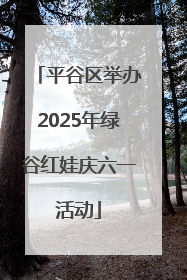 平谷区举办2025年绿谷红娃庆六一活动