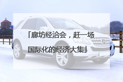 廊坊经洽会，赶一场国际化的经济大集