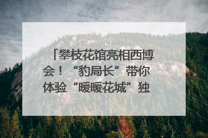 攀枝花馆亮相西博会！“豹局长”带你体验“暖暖花城”独特魅力｜西博视界