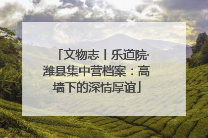 文物志丨乐道院·潍县集中营档案：高墙下的深情厚谊