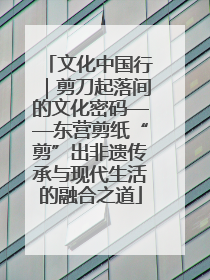 文化中国行｜剪刀起落间的文化密码——东营剪纸“剪”出非遗传承与现代生活的融合之道