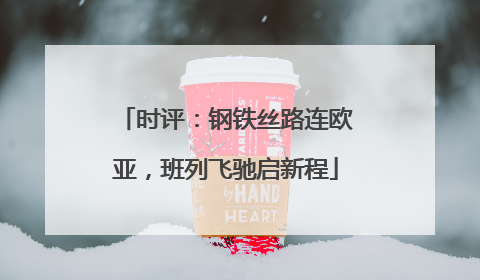 时评：钢铁丝路连欧亚，班列飞驰启新程