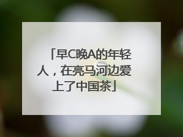 早C晚A的年轻人，在亮马河边爱上了中国茶