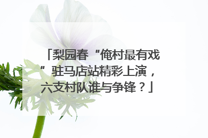 梨园春“俺村最有戏”驻马店站精彩上演，六支村队谁与争锋？