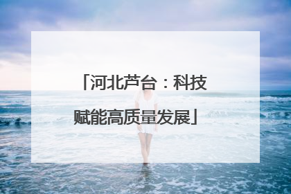 河北芦台：科技赋能高质量发展