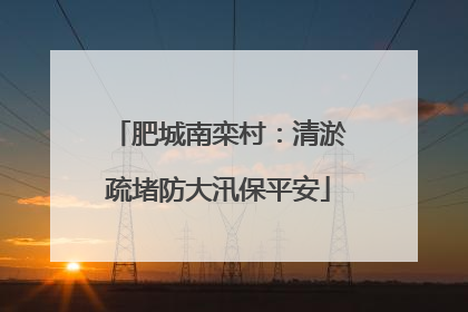 肥城南栾村：清淤疏堵防大汛保平安