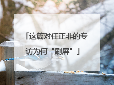 这篇对任正非的专访为何“刷屏”