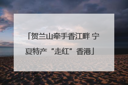 贺兰山牵手香江畔 宁夏特产“走红”香港