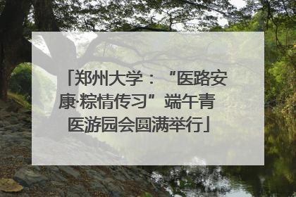 郑州大学：“医路安康·粽情传习”端午青医游园会圆满举行