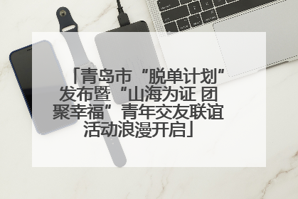 青岛市“脱单计划”发布暨“山海为证 团聚幸福”青年交友联谊活动浪漫开启