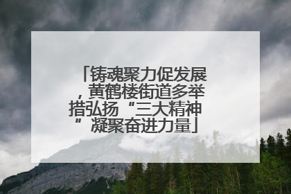 铸魂聚力促发展，黄鹤楼街道多举措弘扬“三大精神”凝聚奋进力量