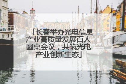 长春举办光电信息产业高质量发展百人圆桌会议，共筑光电产业创新生态