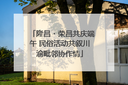 隆昌・荣昌共庆端午 民俗活动共叙川渝毗邻协作情